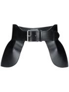 Alexander Mcqueen Peplum Corset Belt - Black