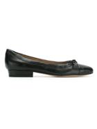 Sarah Chofakian Round Toe Ballerinas - Black