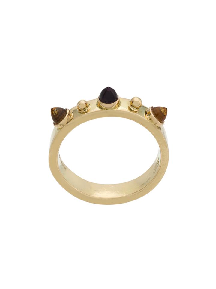 Dubini Punta Di Diamante 18kt Gold Ring - Metallic