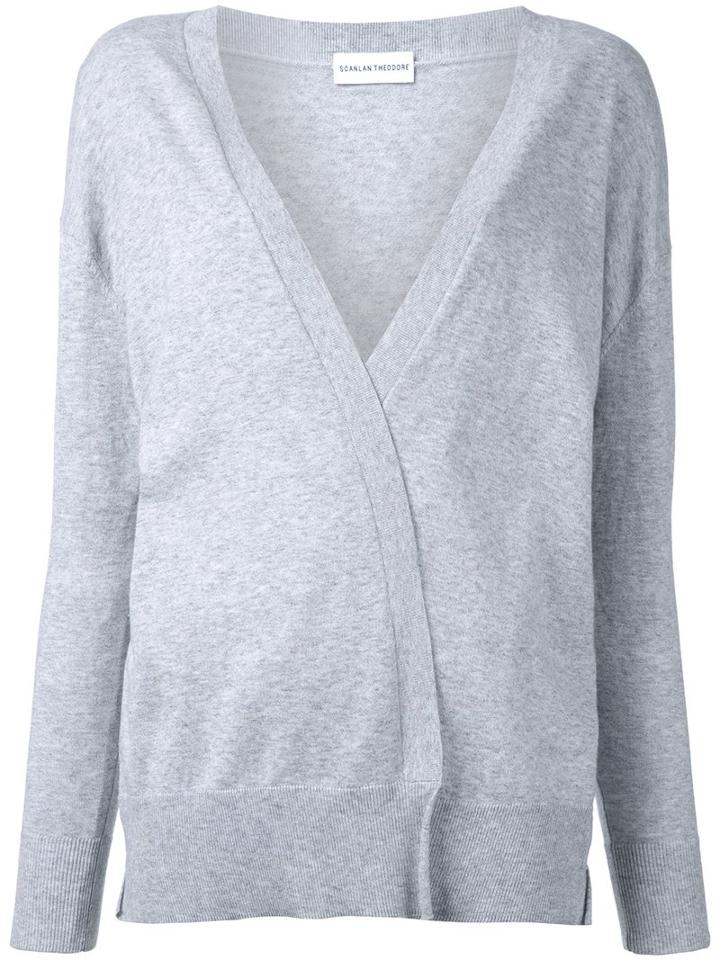 Scanlan Theodore Melange Cardigan, Size: S/m, Grey, Cotton