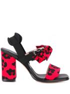 Alberto Gozzi Leopard Print Sandals - Red