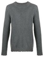 Zadig & Voltaire Eagle Crewneck Cashmere Sweater - Grey