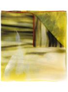 Printed Scarf - Women - Silk - One Size, Yellow/orange, Silk, Ermanno Gallamini