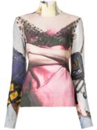 Moschino Abstract Print Turtleneck Sweater - Multicolour