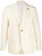 Gabriele Pasini Single-breasted Tweed Blazer - White