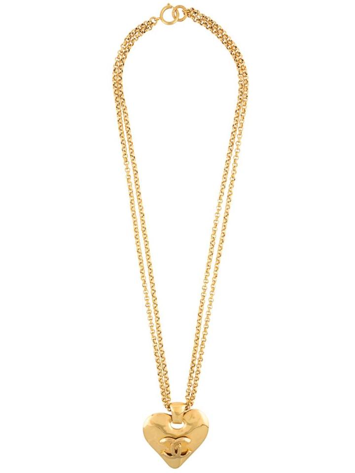 Chanel Vintage Vintage Heart Necklace