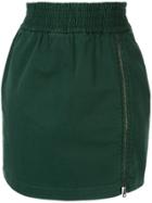 No21 Zip Detail Skirt - Green