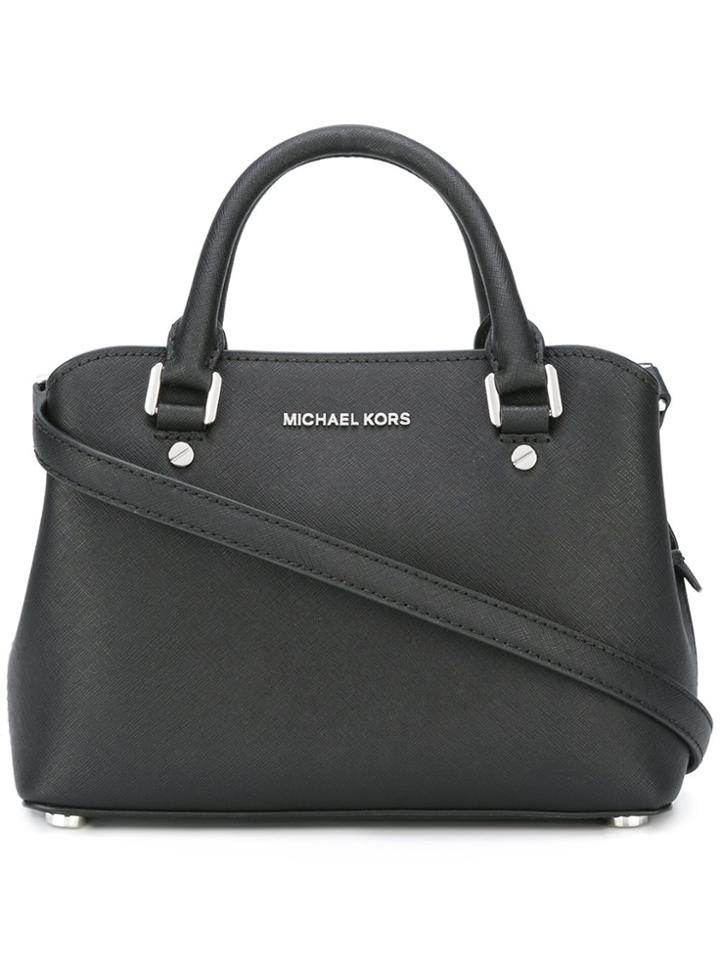 Michael Michael Kors Small 'savannah' Tote - Black