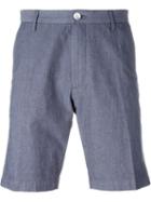 Boss Hugo Boss Tailored Shorts, Men's, Size: 54, Blue, Cotton