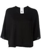 Lost & Found Rooms - Cropped T-shirt - Women - Cotton/spandex/elastane/viscose - Xxs, Black, Cotton/spandex/elastane/viscose