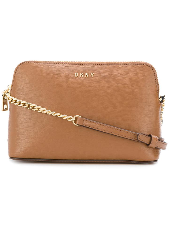 Donna Karan Satton Cross Body Bag - Brown