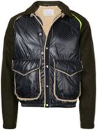 Kolor Panelled Jacket - Blue