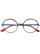 Marni Eyewear Geometric-frame Glasses - Orange