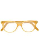 Cutler & Gross Round Frame Glasses - Yellow & Orange