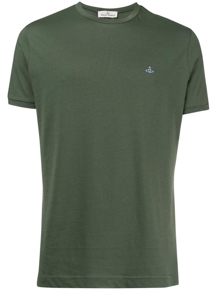 Vivienne Westwood Embroidered Logo T-shirt - Green
