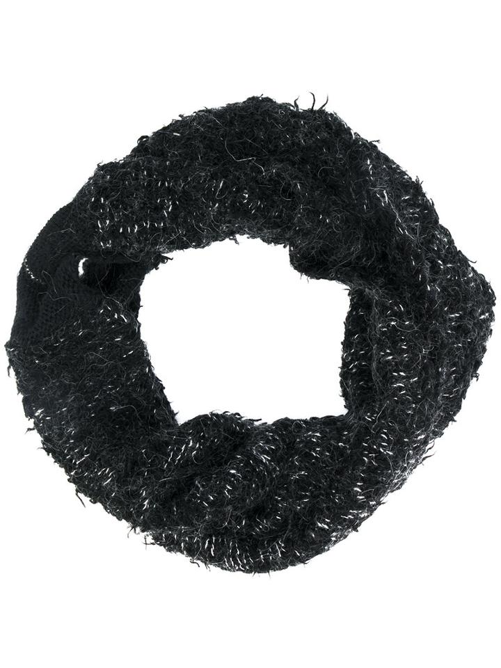 Lost & Found Ria Dunn - Ring Scarf - Men - Cotton/polyamide/mohair/wool - S, Black, Cotton/polyamide/mohair/wool