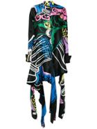 Jw Anderson Foxglove Print Dress - Black