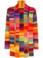 The Elder Statesman Tes Striped Cashmere Cardigan - Multicoloured