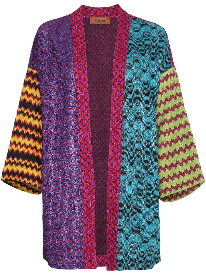 Missoni Intarsia Knit Patchwork Cardigan - Multicolour