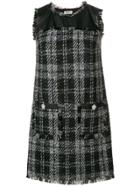 Liu Jo Checked Shift Dress - Black