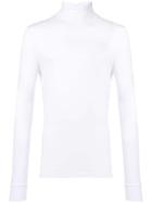 Raf Simons Turtle-neck Fitted Top - White