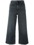 Alexander Wang Cropped Wide Leg Jeans - Grey