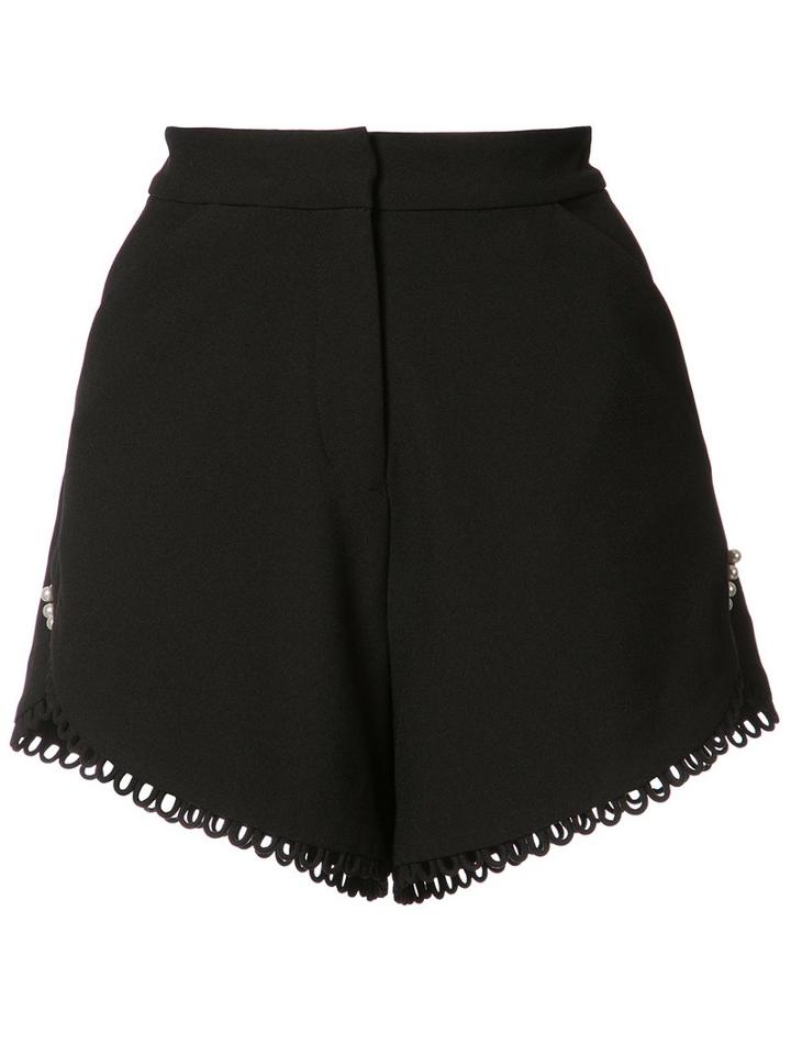 Zac Zac Posen 'marilyn' Shorts, Women's, Size: 10, Black, Spandex/elastane/polyester