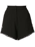 Zac Zac Posen 'marilyn' Shorts, Women's, Size: 10, Black, Spandex/elastane/polyester