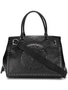 Balmain Logo Medallion Tote - Black