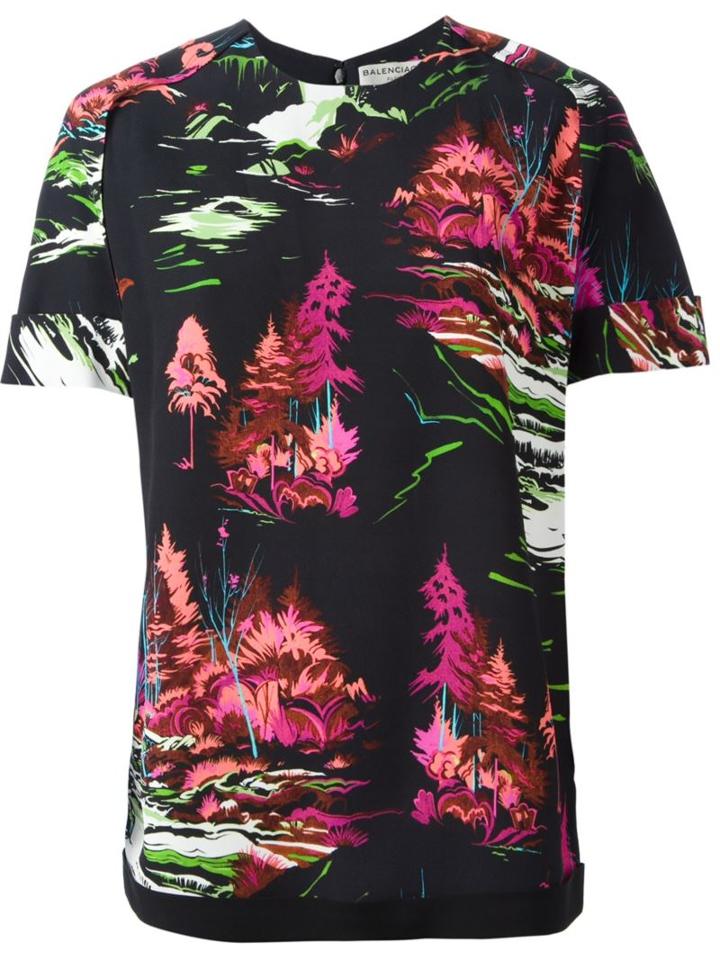 Balenciaga Forest Print T-shirt