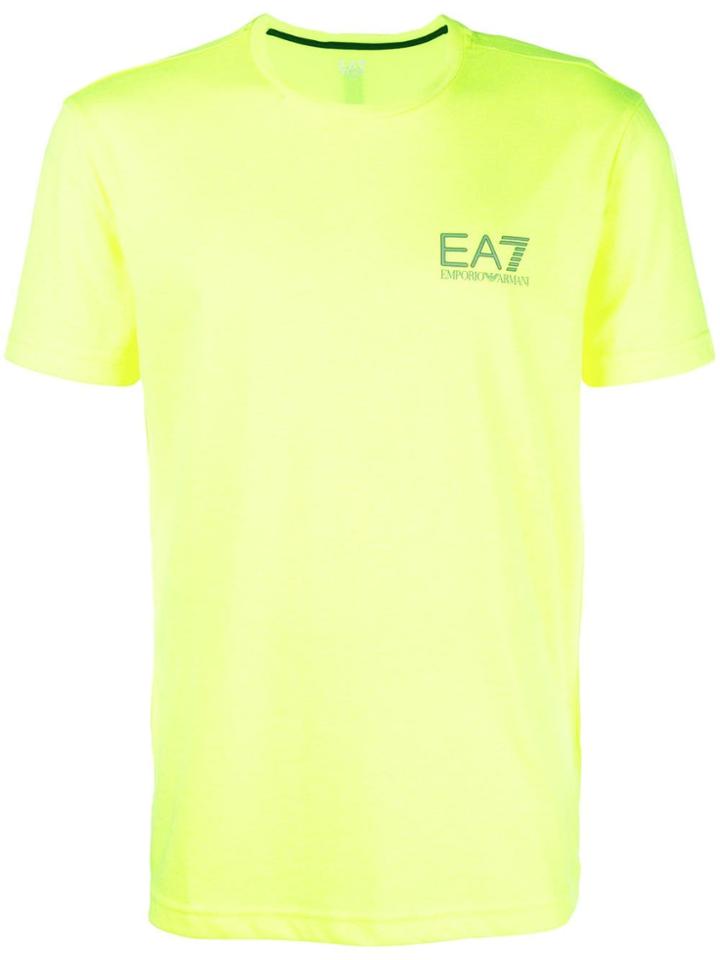 Ea7 Emporio Armani Basic Logo T-shirt - Yellow & Orange