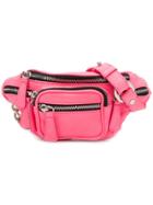 Manokhi Chain Detail Belt Bag - Pink