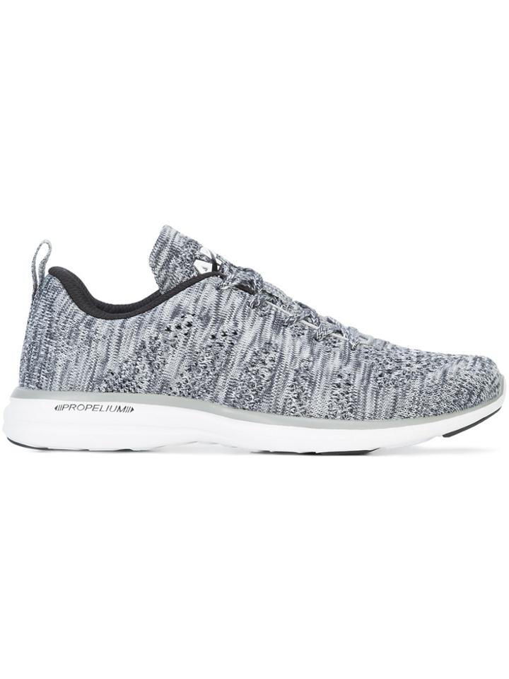 Apl Woven Lace-up Sneakers - Grey