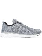 Apl Woven Lace-up Sneakers - Grey