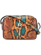 Rochas Snakeskin-effect Mini Bag - Orange