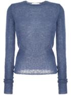 Estnation Fitted Knitted Top - Blue