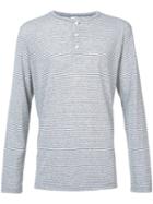 Onia - Miles Henley - Men - Linen/flax/polyester - S, Grey, Linen/flax/polyester