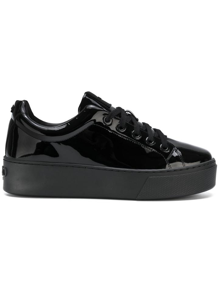 Kenzo Platform Low Top Sneakers - Black
