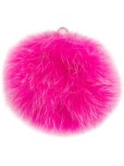 Furla Bubble Pom Pom Jey Ring - Pink & Purple