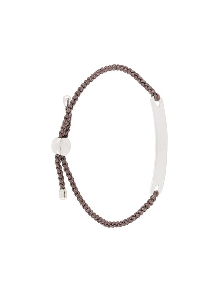 Monica Vinader Braided Bracelet - Grey