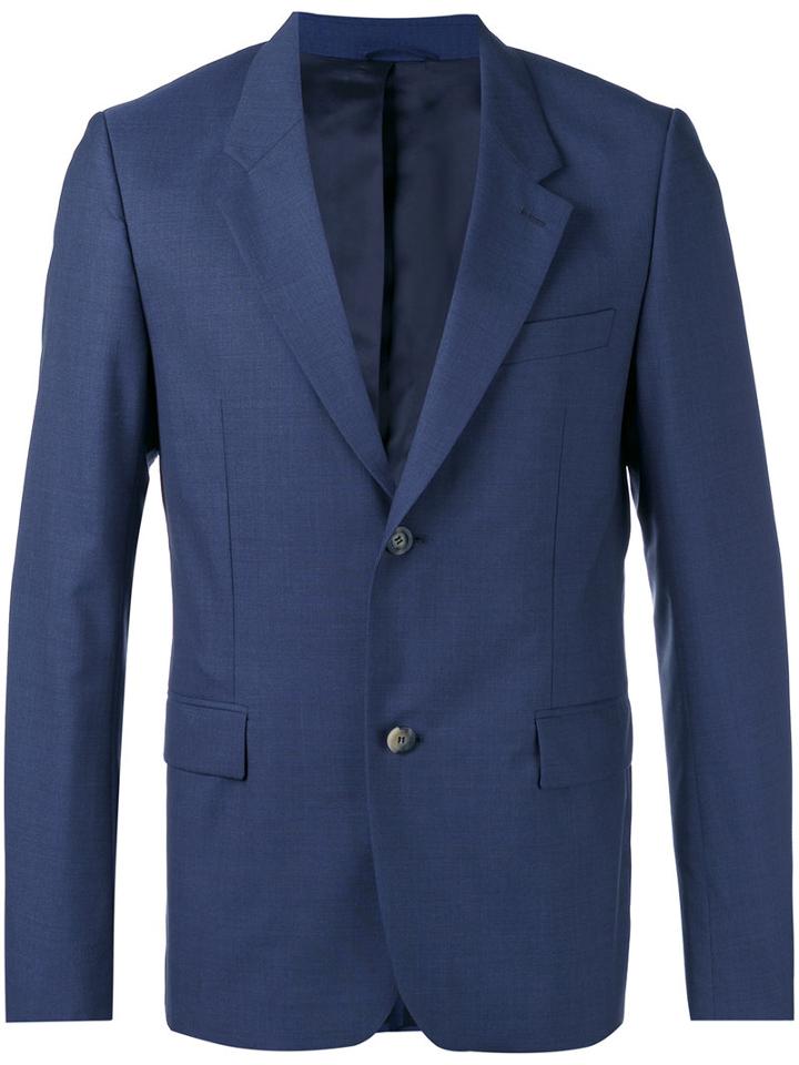 Éditions M.r - Two Button Blazer - Men - Viscose/wool - 48, Blue, Viscose/wool