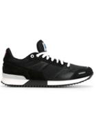 Ami Alexandre Mattiussi Panelled Sneakers, Men's, Size: 45, Black, Leather/nylon/rubber