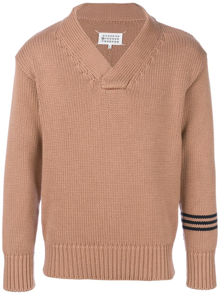 Maison Margiela Chunky Cricket Sweater - Brown