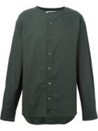 By Walid Collarless Loose Fit Shirt