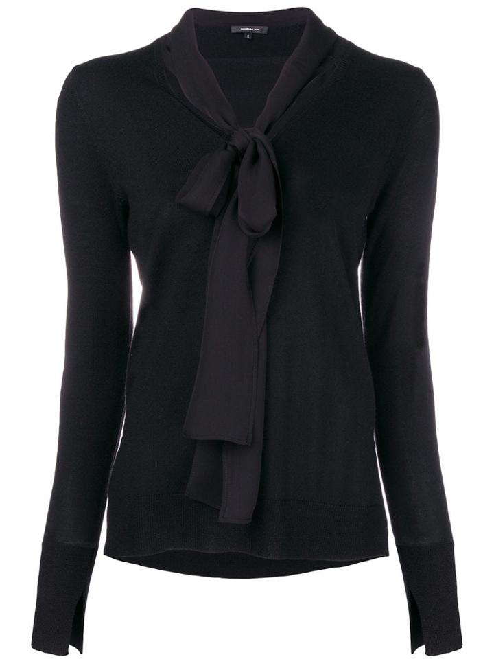 Barbara Bui Bow Tie Jumper - Black