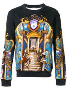 Versace Triptych Print Sweatshirt - Black