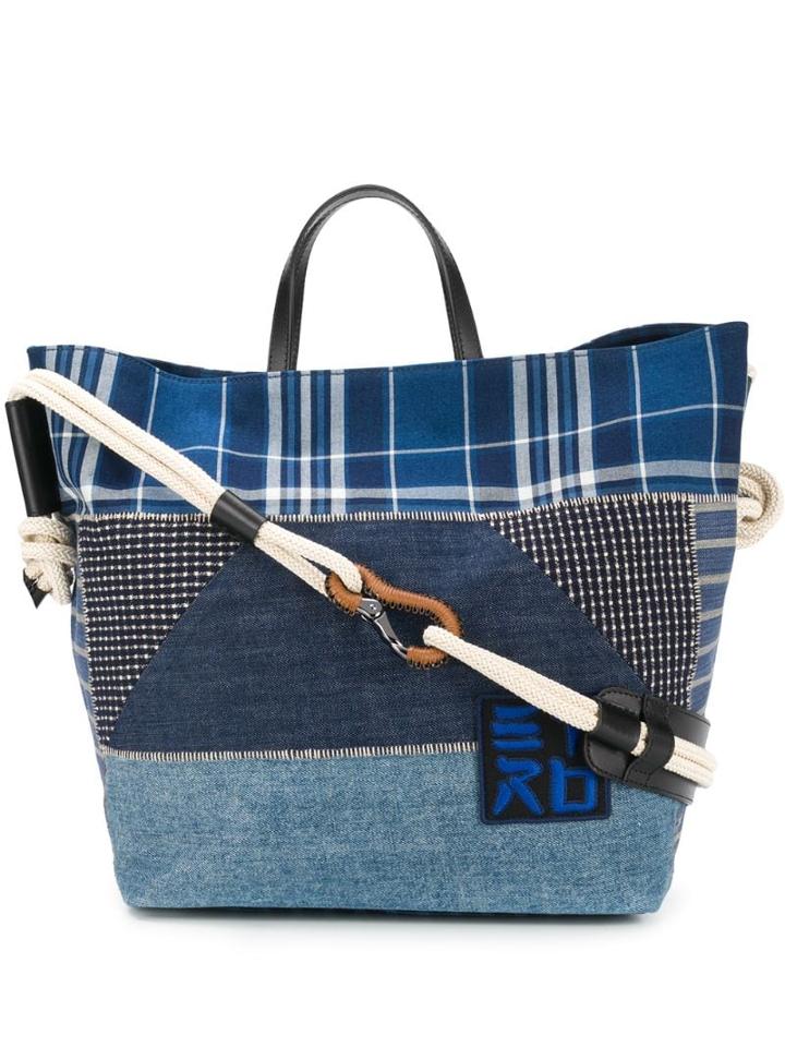 Etro Patchwork Tote - Blue