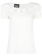 Boutique Moschino Cut Out Detail Top - White
