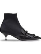 Prada Studded Sock Boots - Black