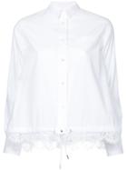 Sacai Lace Hem Shirt - White